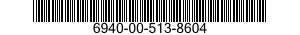 6940-00-513-8604  6940005138604 005138604
