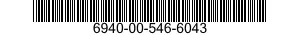 6940-00-546-6043  6940005466043 005466043