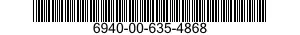 6940-00-635-4868  6940006354868 006354868