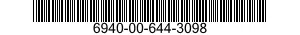 6940-00-644-3098  6940006443098 006443098
