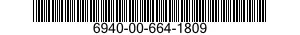 6940-00-664-1809  6940006641809 006641809