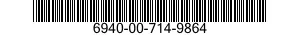 6940-00-714-9864  6940007149864 007149864