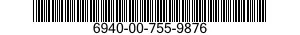 6940-00-755-9876  6940007559876 007559876