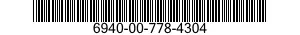 6940-00-778-4304  6940007784304 007784304