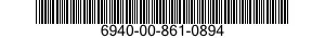 6940-00-861-0894  6940008610894 008610894