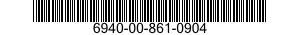 6940-00-861-0904  6940008610904 008610904