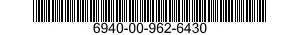 6940-00-962-6430  6940009626430 009626430