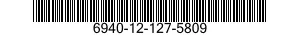 6940-12-127-5809  6940121275809 121275809