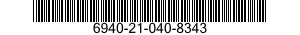 6940-21-040-8343  6940210408343 210408343