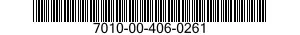 7010-00-406-0261 COMPUTER TEST 7010004060261 004060261