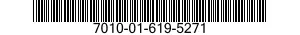 7010-01-619-5271 SECURITY DATA SYSTEM 7010016195271 016195271