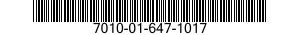 7010-01-647-1017 INTERFACE UNIT,DATA TRANSFER 7010016471017 016471017