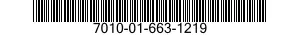 7010-01-663-1219 COMPUTER SYSTEM,DIGITAL 7010016631219 016631219