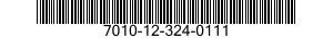 7010-12-324-0111 COMPUTER SYSTEM,DIGITAL 7010123240111 123240111