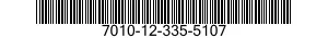 7010-12-335-5107 COMPUTER SYSTEM,DIGITAL 7010123355107 123355107