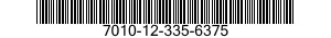 7010-12-335-6375 COMPUTER SYSTEM,DIGITAL 7010123356375 123356375