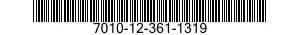 7010-12-361-1319 COMPUTER SYSTEM,DIGITAL 7010123611319 123611319