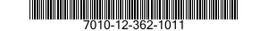 7010-12-362-1011 COMPUTER SET,DIGITAL 7010123621011 123621011