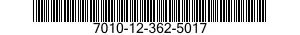 7010-12-362-5017 COMPUTER SYSTEM,DIGITAL 7010123625017 123625017