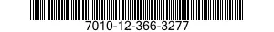7010-12-366-3277 COMPUTER SYSTEM,DIGITAL 7010123663277 123663277