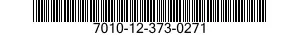 7010-12-373-0271 COMPUTER SYSTEM,DIGITAL 7010123730271 123730271