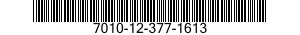 7010-12-377-1613 COMPUTER SYSTEM,DIGITAL 7010123771613 123771613