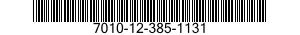 7010-12-385-1131 COMPUTER SYSTEM,DIGITAL 7010123851131 123851131