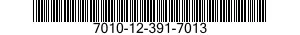 7010-12-391-7013 COMPUTER SYSTEM,DIGITAL 7010123917013 123917013