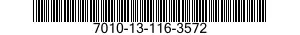 7010-13-116-3572 COMPUTER SET,GENERAL INFORMATION DATA 7010131163572 131163572