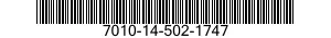 7010-14-502-1747 COMPUTER SYSTEM,DIGITAL 7010145021747 145021747