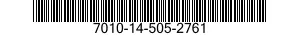 7010-14-505-2761 COMPUTER SYSTEM,DIGITAL 7010145052761 145052761