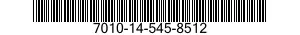 7010-14-545-8512 COMPUTER SYSTEM,DIGITAL 7010145458512 145458512