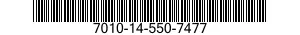 7010-14-550-7477 COMPUTER SYSTEM,DIGITAL 7010145507477 145507477