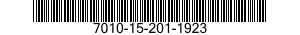 7010-15-201-1923 COMPUTER SYSTEM,DIGITAL 7010152011923 152011923