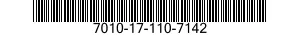 7010-17-110-7142 LOADING SET,MEMORY 7010171107142 171107142