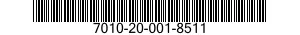 7010-20-001-8511 COMPUTER SYSTEM,DIGITAL 7010200018511 200018511