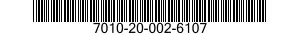 7010-20-002-6107 COMPUTER SYSTEM,DIGITAL 7010200026107 200026107