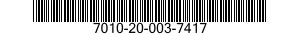 7010-20-003-7417 COMPUTER SYSTEM,DIGITAL 7010200037417 200037417