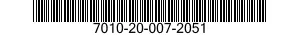 7010-20-007-2051 COMPUTER SYSTEM,DIGITAL 7010200072051 200072051