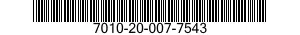 7010-20-007-7543 COMPUTER SYSTEM,DIGITAL 7010200077543 200077543
