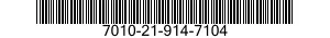 7010-21-914-7104 COMPUTER SYSTEM,DIGITAL 7010219147104 219147104