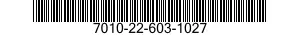 7010-22-603-1027 COMPUTER SYSTEM,DIGITAL 7010226031027 226031027