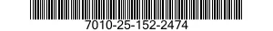 7010-25-152-2474 COMPUTER SET,GENERAL INFORMATION DATA 7010251522474 251522474