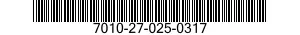 7010-27-025-0317 COMPUTER SYSTEM,DIGITAL 7010270250317 270250317