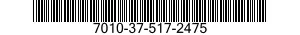7010-37-517-2475 COMPUTER SET,GENERAL INFORMATION DATA 7010375172475 375172475