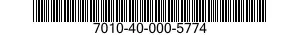 7010-40-000-5774 COMPUTER SYSTEM,DIGITAL 7010400005774 400005774