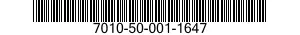 7010-50-001-1647 COMMAND AND CONTROL SYSTEM 7010500011647 500011647