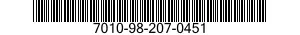 7010-98-207-0451 COMPUTER SYSTEM,DIGITAL 7010982070451 982070451