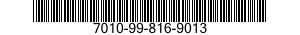 7010-99-816-9013  7010998169013 998169013