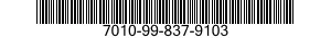 7010-99-837-9103 COMMAND AND CONTROL SYSTEM 7010998379103 998379103